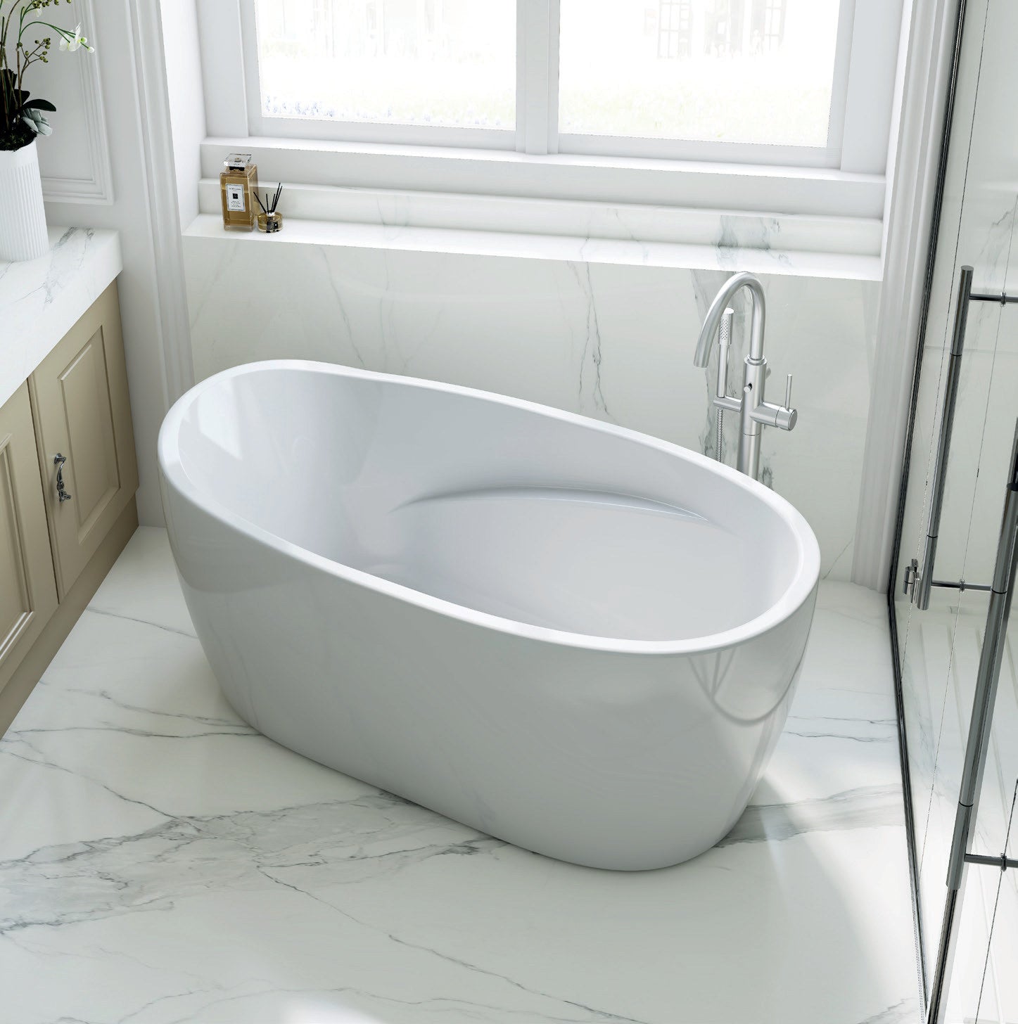 Vincent Alexander Littleton Double Ended Oval Freestanding Bathtub