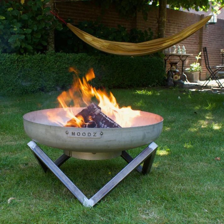 MOODZ Firebowl Feet Star - fireplace accessory - Ice Cold Spice | Carbon Ø 60 cm