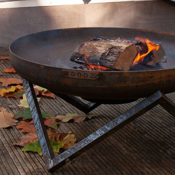 MOODZ Firebowl Feet Star - fireplace accessory - Ice Cold Spice | Carbon Ø 60 cm