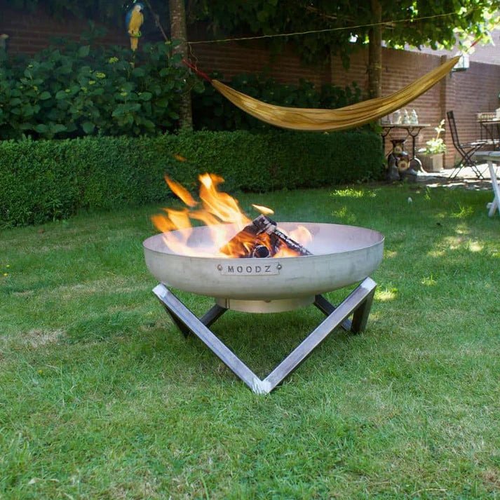 MOODZ Firebowl Feet Star - fireplace accessory - Ice Cold Spice | Carbon Ø 60 cm