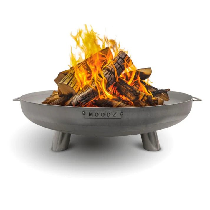 MOODZ Firebowl Feet & Handle - fireplace accessory - Ice Cold Spice | Stainless Steel Ø 60 cm