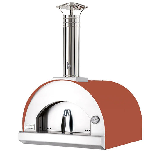 Fontana Margherita Wood Fired Pizza Oven - outdoor grill - Ice Cold Spice | Rosso