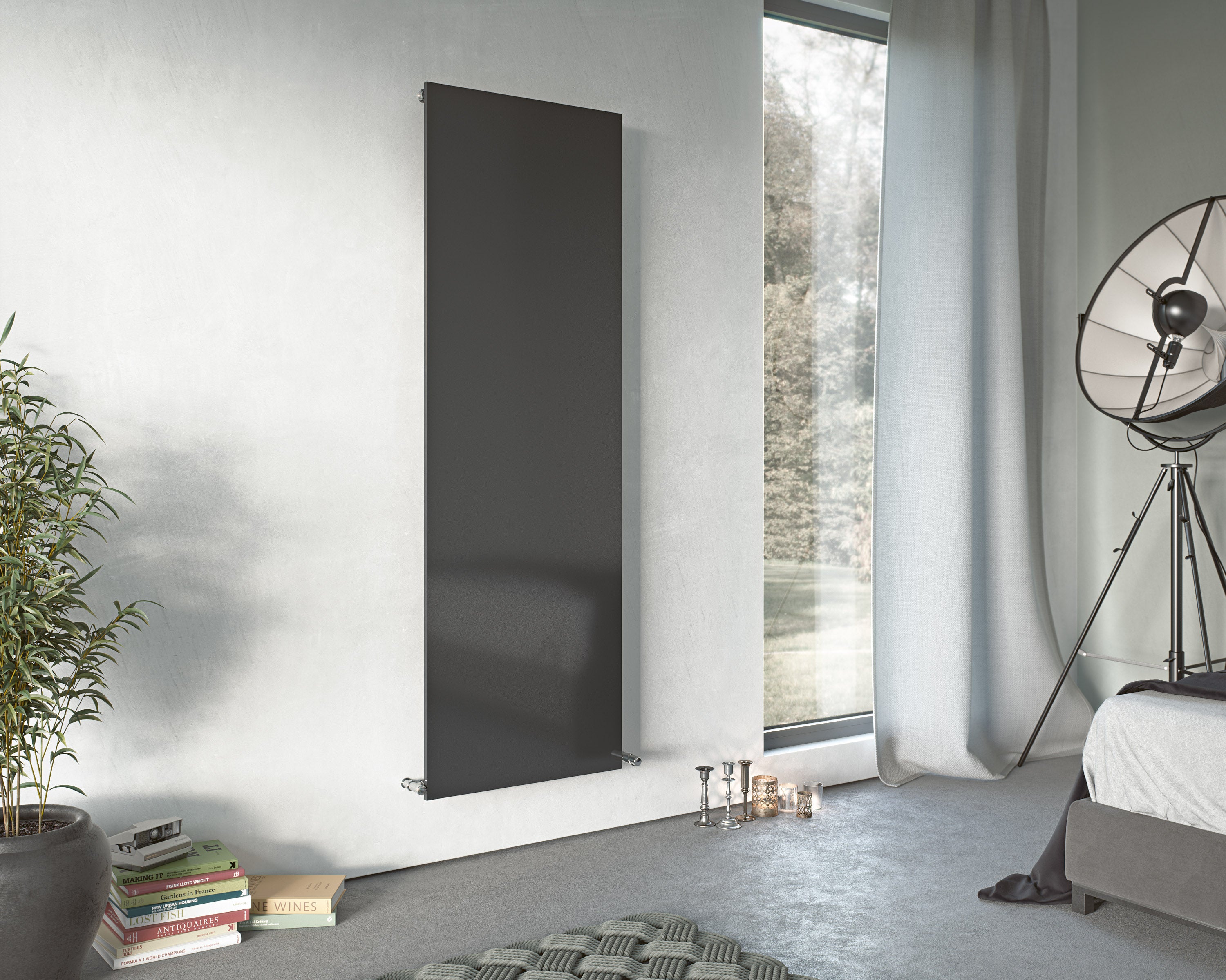 Eucotherm Mars Plus Vertical Solid Flat Panel Radiator