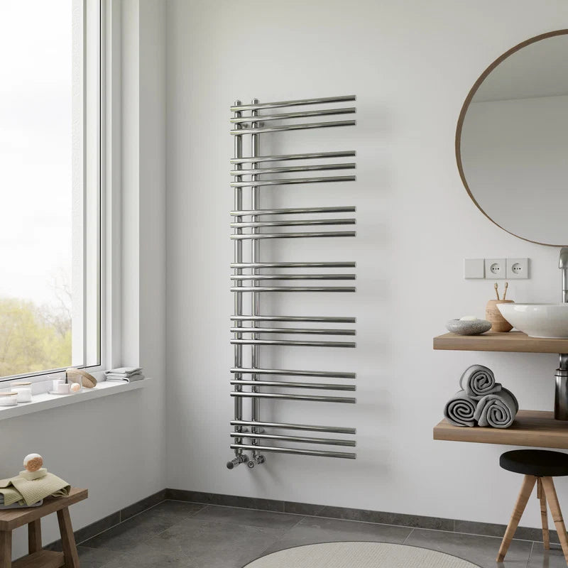Eucotherm Mira Chrome Flat Panel Radiator