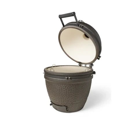 Moddern Kamado Complete Metal BBQ Set - outdoor grill - Ice Cold Spice | Olive Green and Black (Base & Legs)