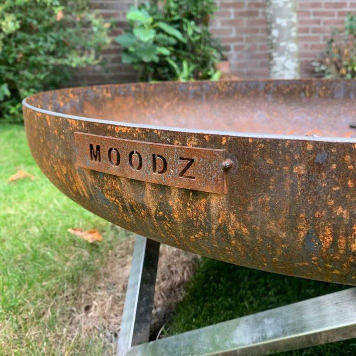 MOODZ Firebowl - fireplace accessory - Ice Cold Spice | Corten Steel Ø 60 cm