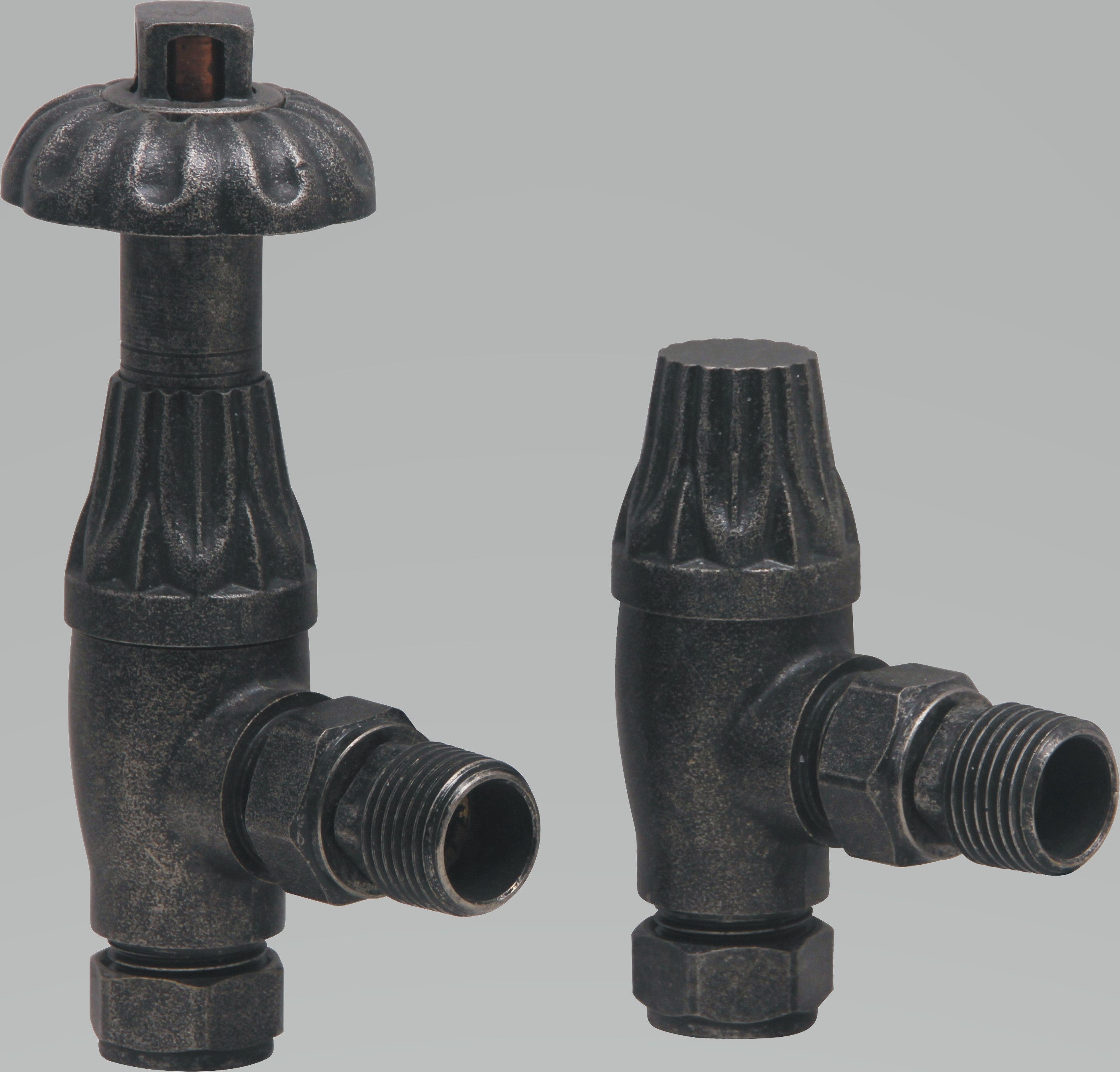 DQ Luxury Morgan TRV Angled Radiator Valves | 8 colours