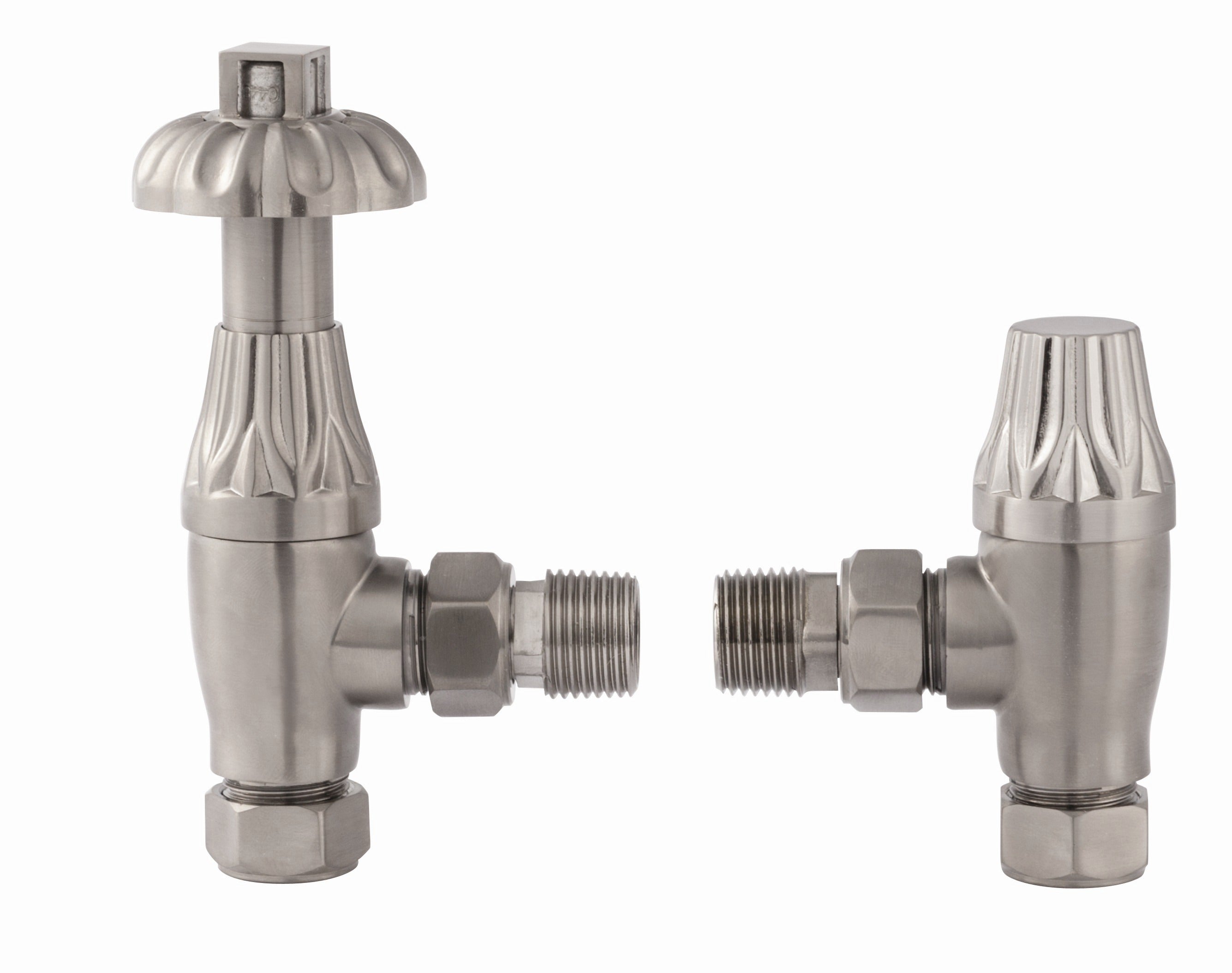 DQ Luxury Morgan TRV Angled Radiator Valves | 8 colours