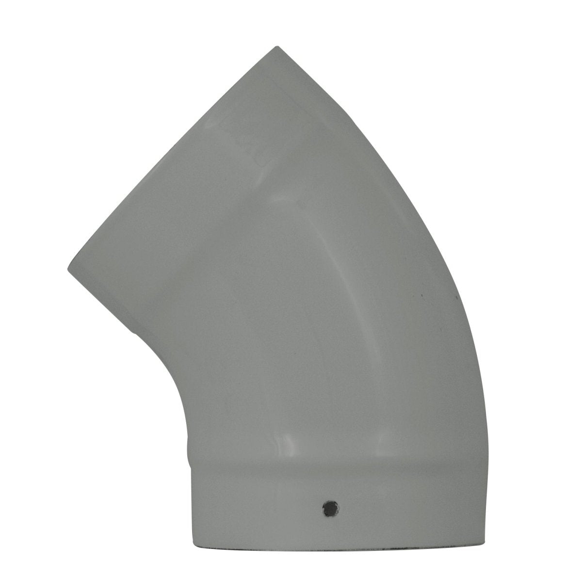 Carron 135 Degree Swept Elbow Stove Pipe - No Door - fireplace accessory - Ice Cold Spice | Red Enamel