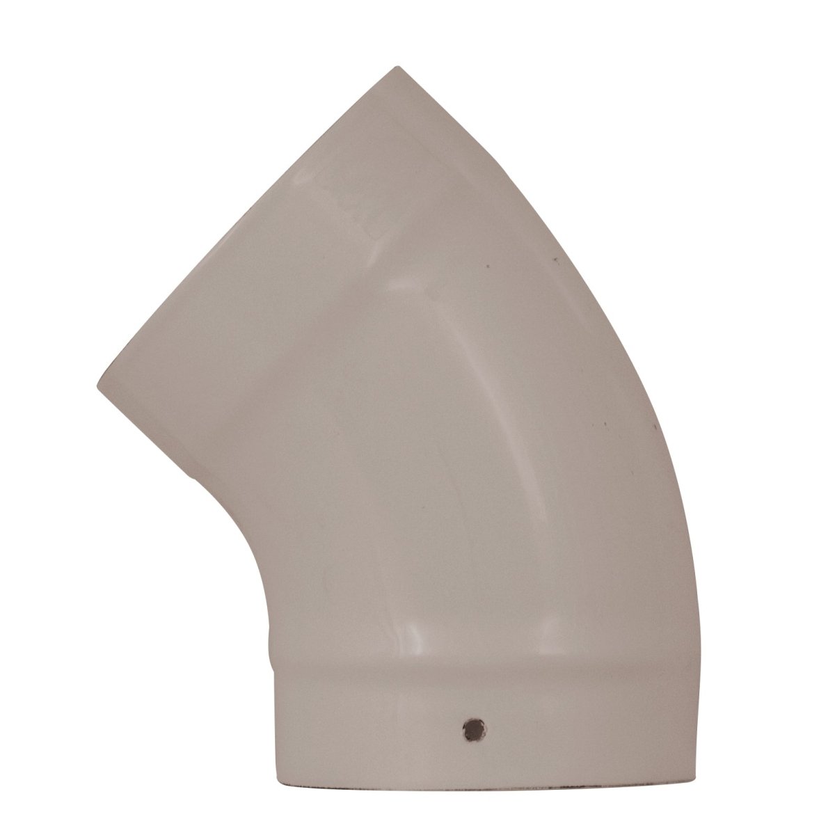 Carron 135 Degree Swept Elbow Stove Pipe - No Door - fireplace accessory - Ice Cold Spice | Antique Enamel
