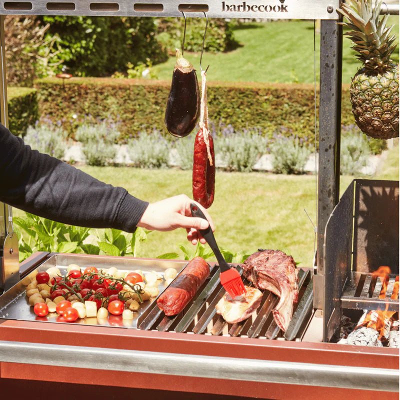 Barbecook Pedro Asado in Corten and Workstation - outdoor grill - Ice Cold Spice | Corten and Stainless Steel