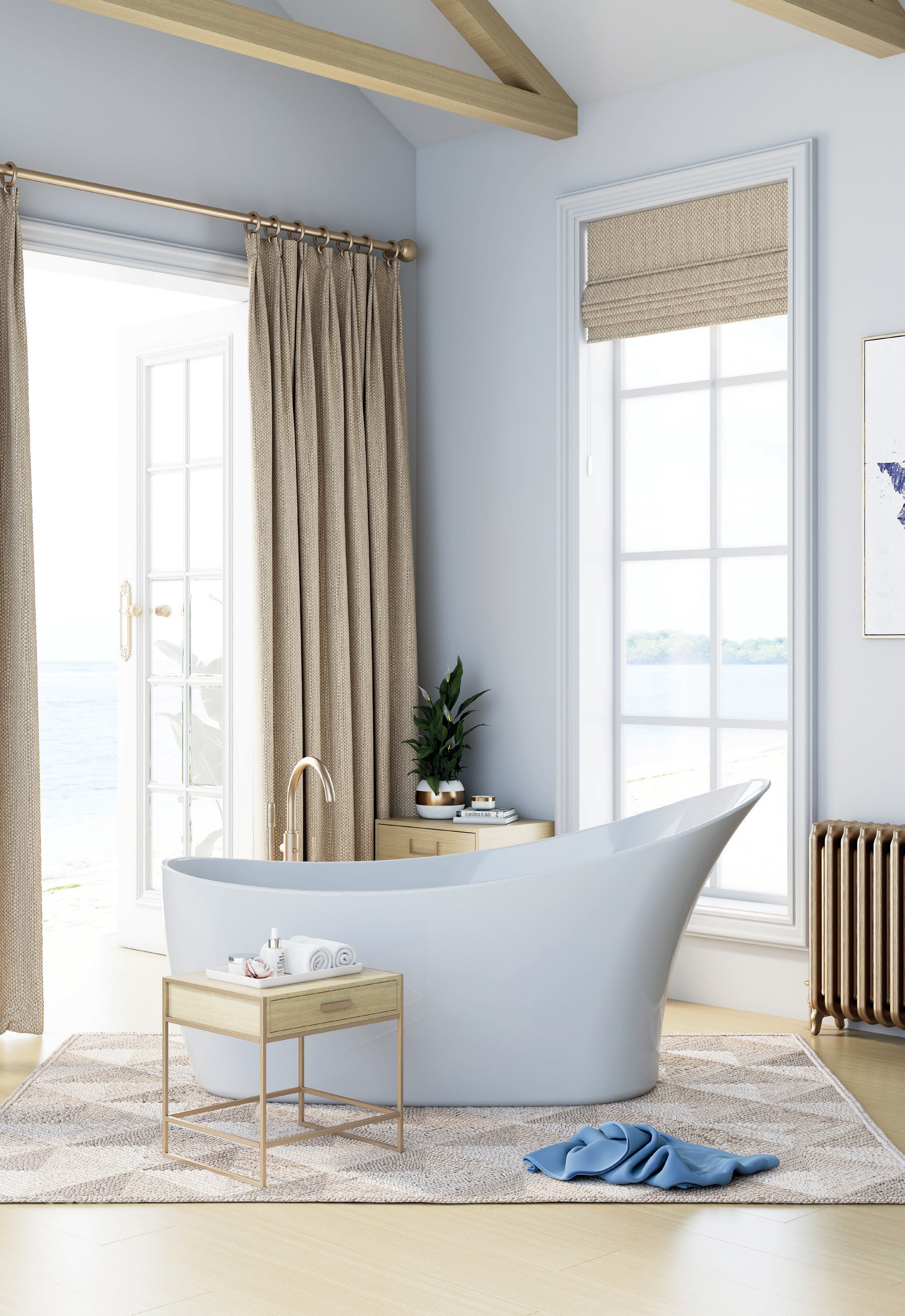 Vincent Alexander Portobello Oval Freestanding Bathtub