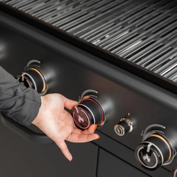 GRLLR Prime G5S 5 Burner Gas Barbecue with Back Burner and Side Burner - outdoor grill - Ice Cold Spice | Anthracite