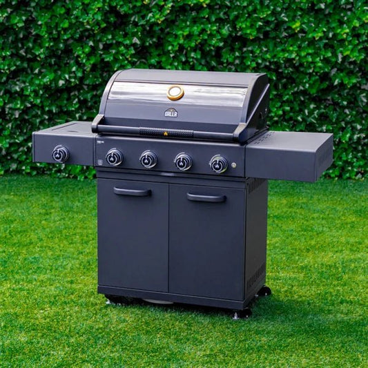 GRLLR Prime G4S 4 Burner Gas Barbecue with Side Burner - outdoor grill - Ice Cold Spice | Anthracite