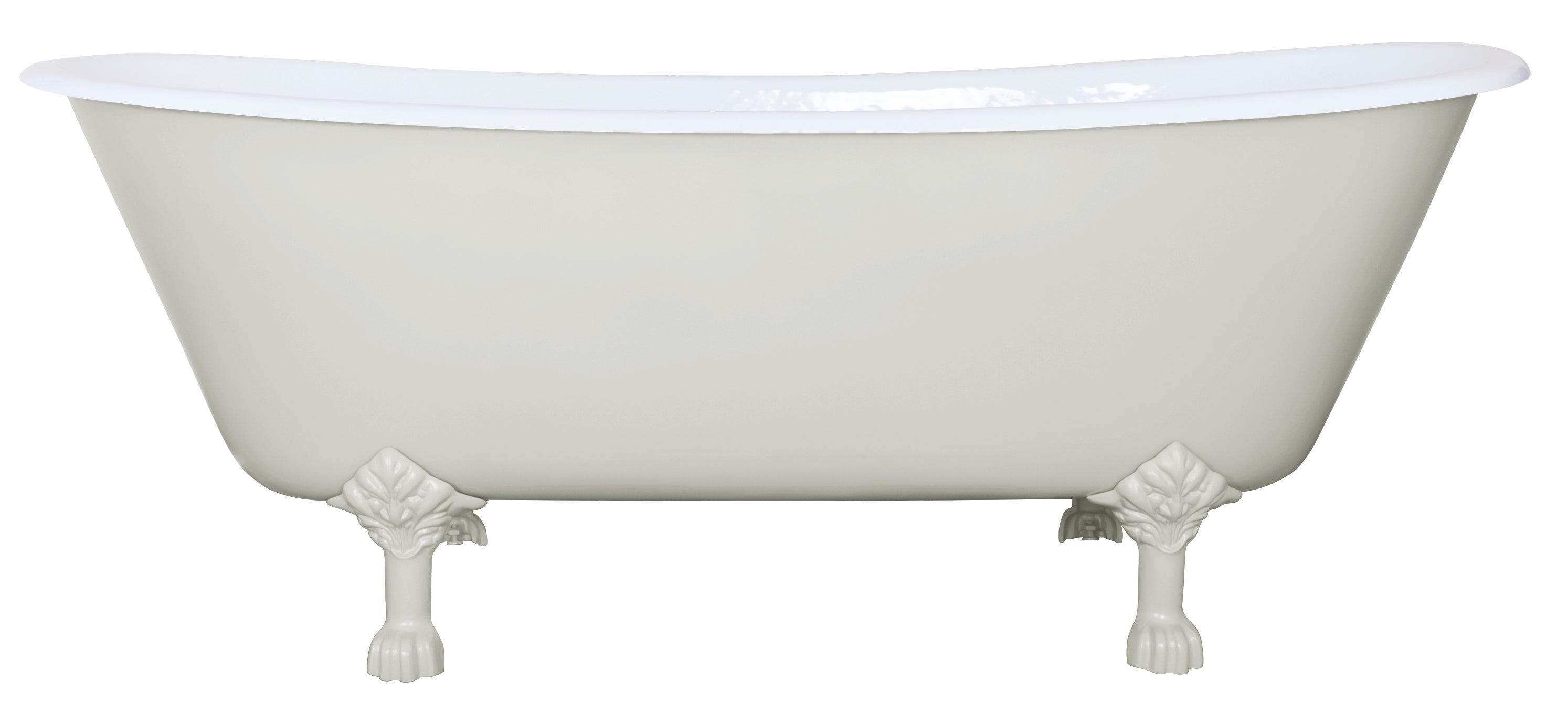 Hurlingham Prior Cast Iron Bath Without Tap Holes