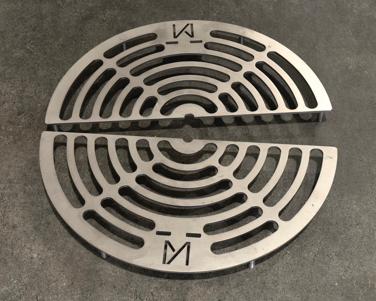 Metartal O Grill 2 Piece Split Plate
