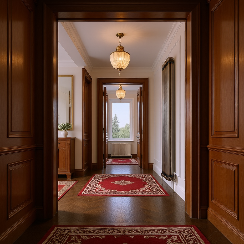 Reina Colona Vertical Mild Steel Column Radiator in Raw Steel Lacquer | 1 colour, 4 sizes