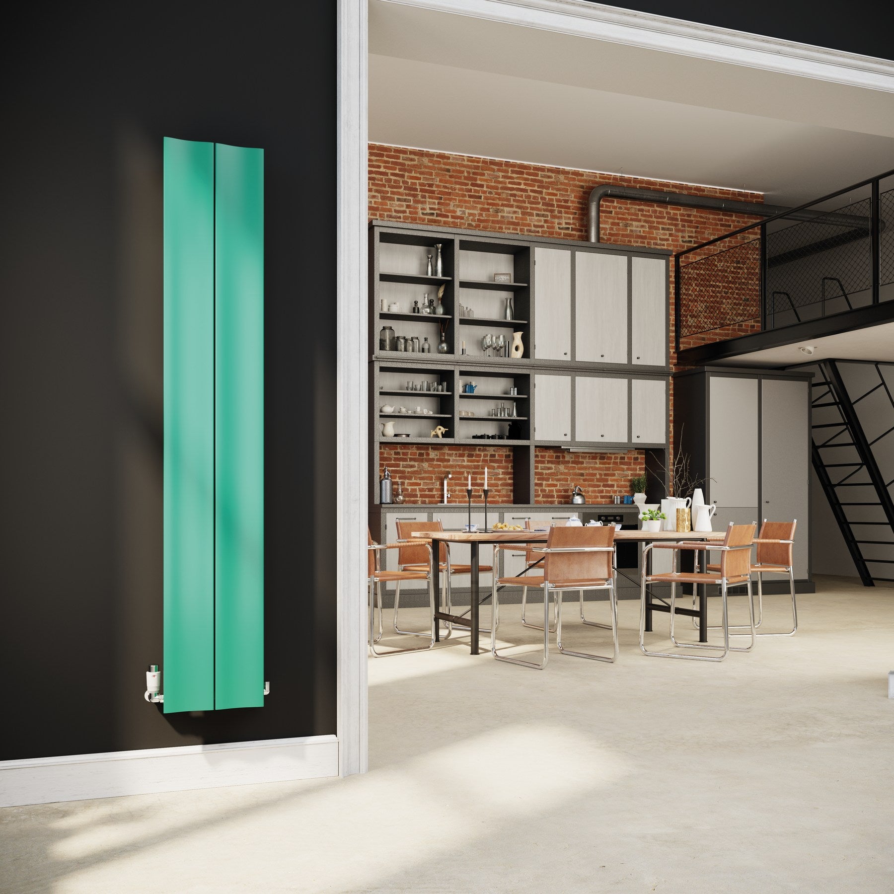 DQ Ruvo Vertical Aluminium Radiator