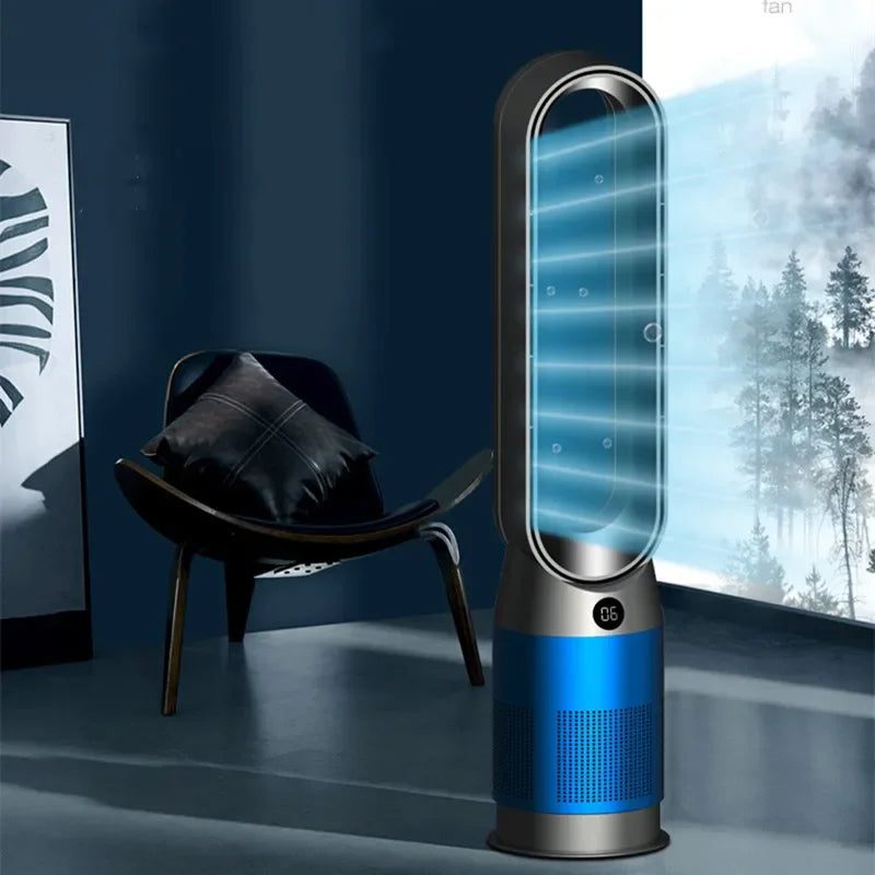 ICECOLDSPICE | Bladeless Silent Tower Fan Hot + Cool