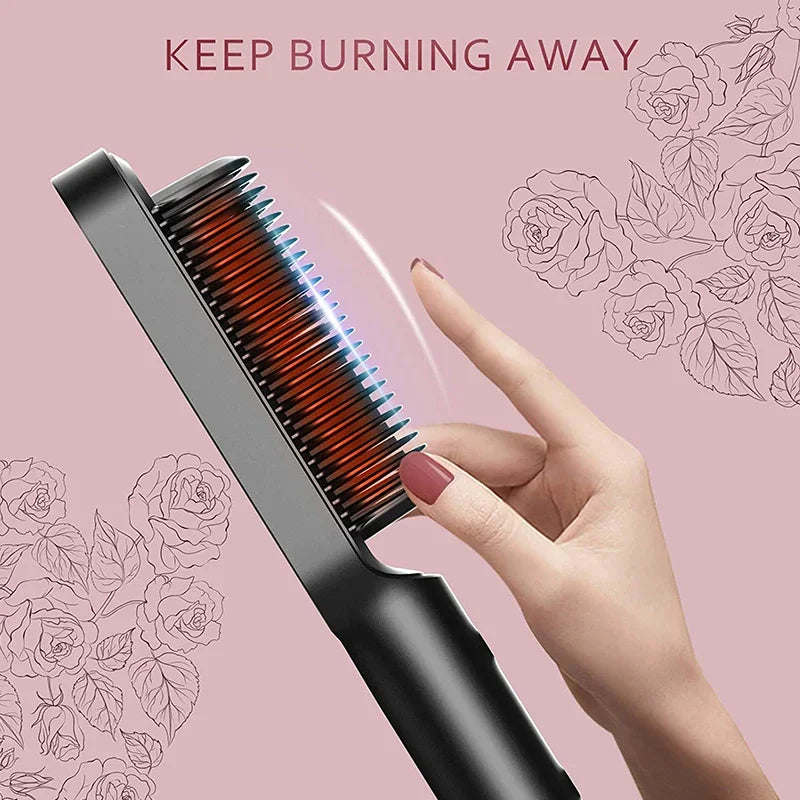 ICECOLDSPICE | 3-in-1 Professional Heated Hair Brush