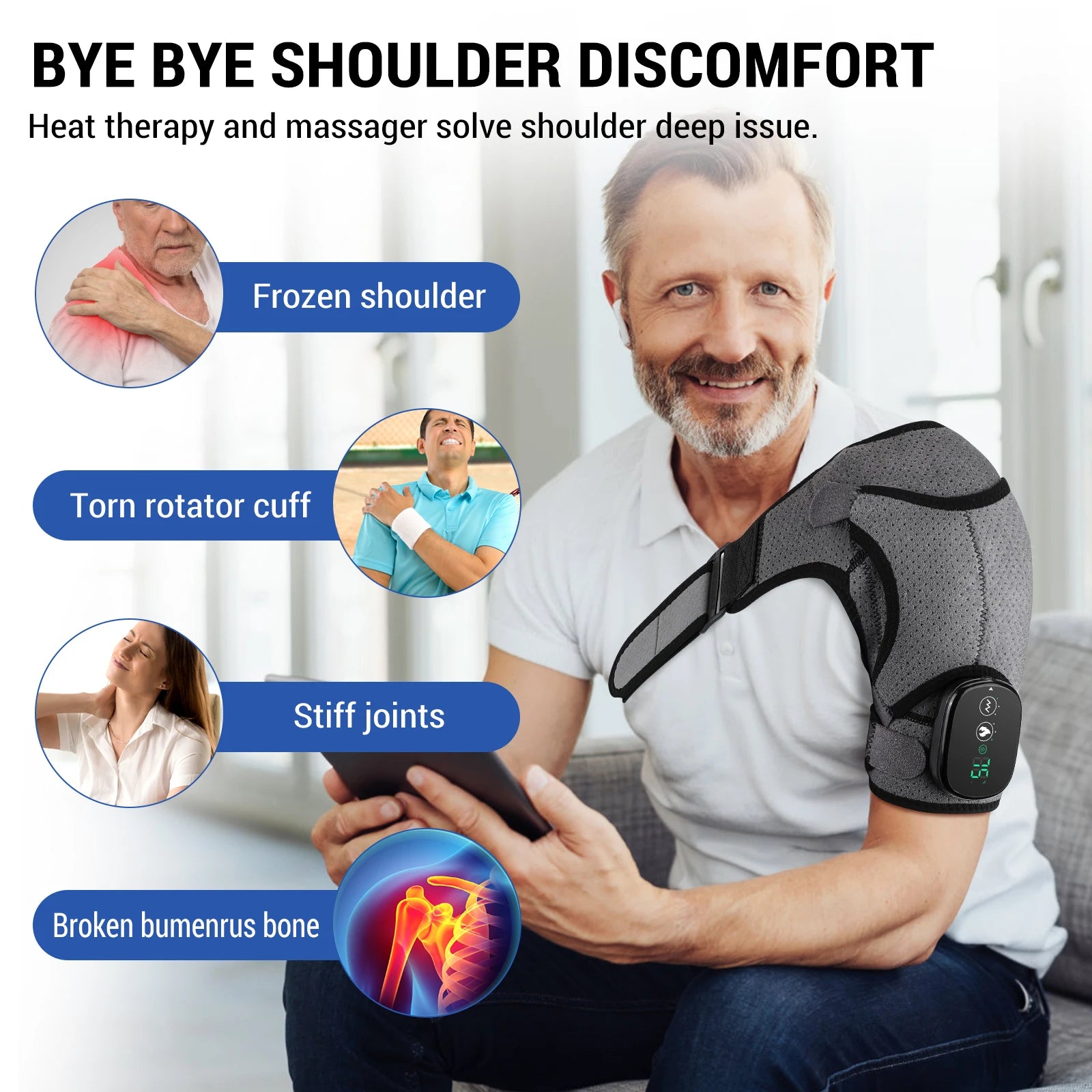 ICECOLDSPICE | Electric Heating Shoulder Massager