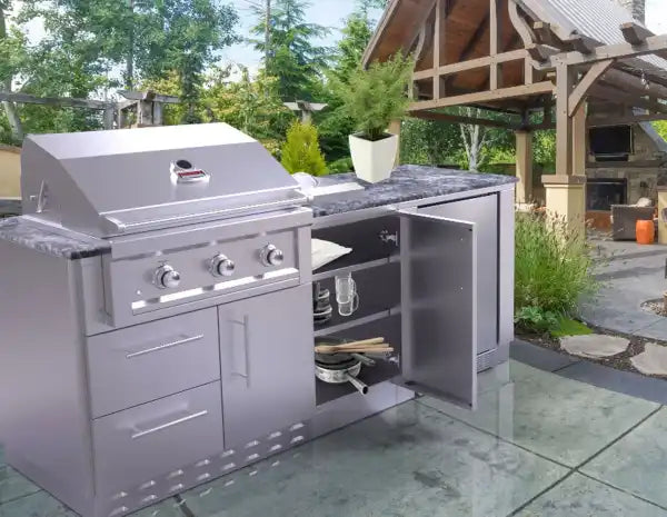 Sunstone Outdoor Kitchens Cabinet for Storage with Shelf (Right Opening)