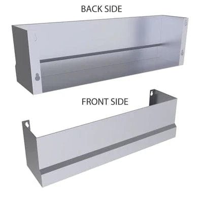 Sunstone Outdoor Kitchens Cabinet Parts – Speed Rail for Island Face Wall - Light Brushed Stainless Steel