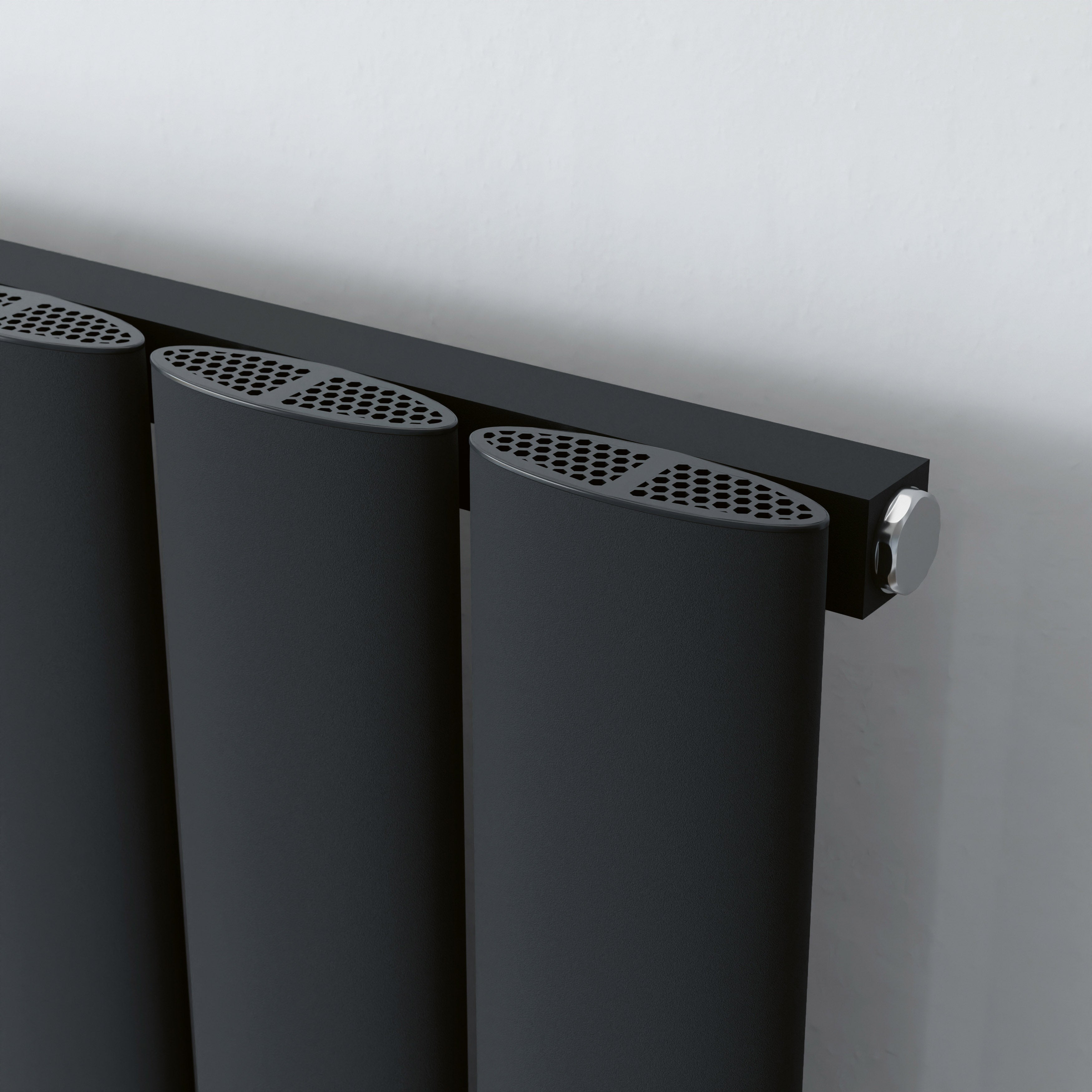 Eucotherm Saturn Vertical Designer Radiator | 2 colours, 3 sizes