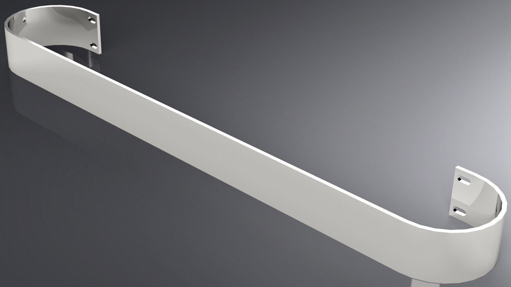 Eucotherm Saturn Vertical Radiator Towel Rail Attachment in Silver Chrome | 1 colour, 3 sizes