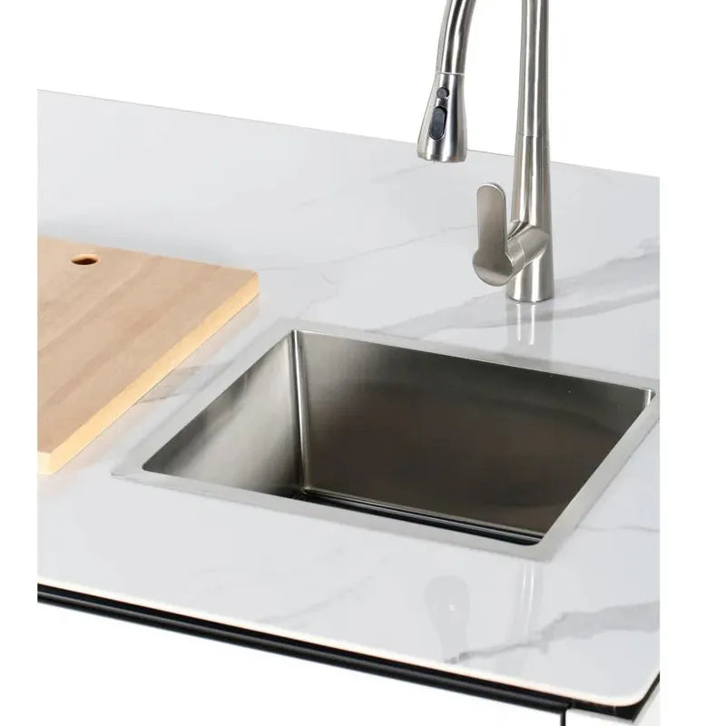 Buschbeck Derby Outdoor Kitchen Island - Outdoor Kitchens - Ice Cold Spice | White