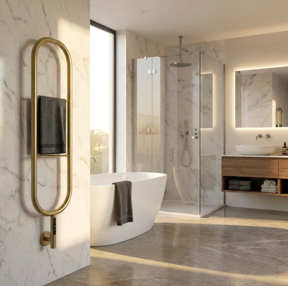 Carisa Felix Stainless Steel Dry Electric Towel Radiator