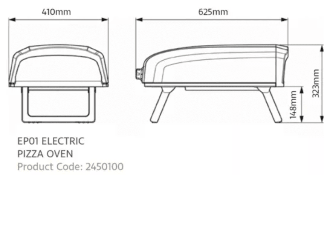 Firebloom EP01 Electric Pizza Oven - Ice Cold Spice |
