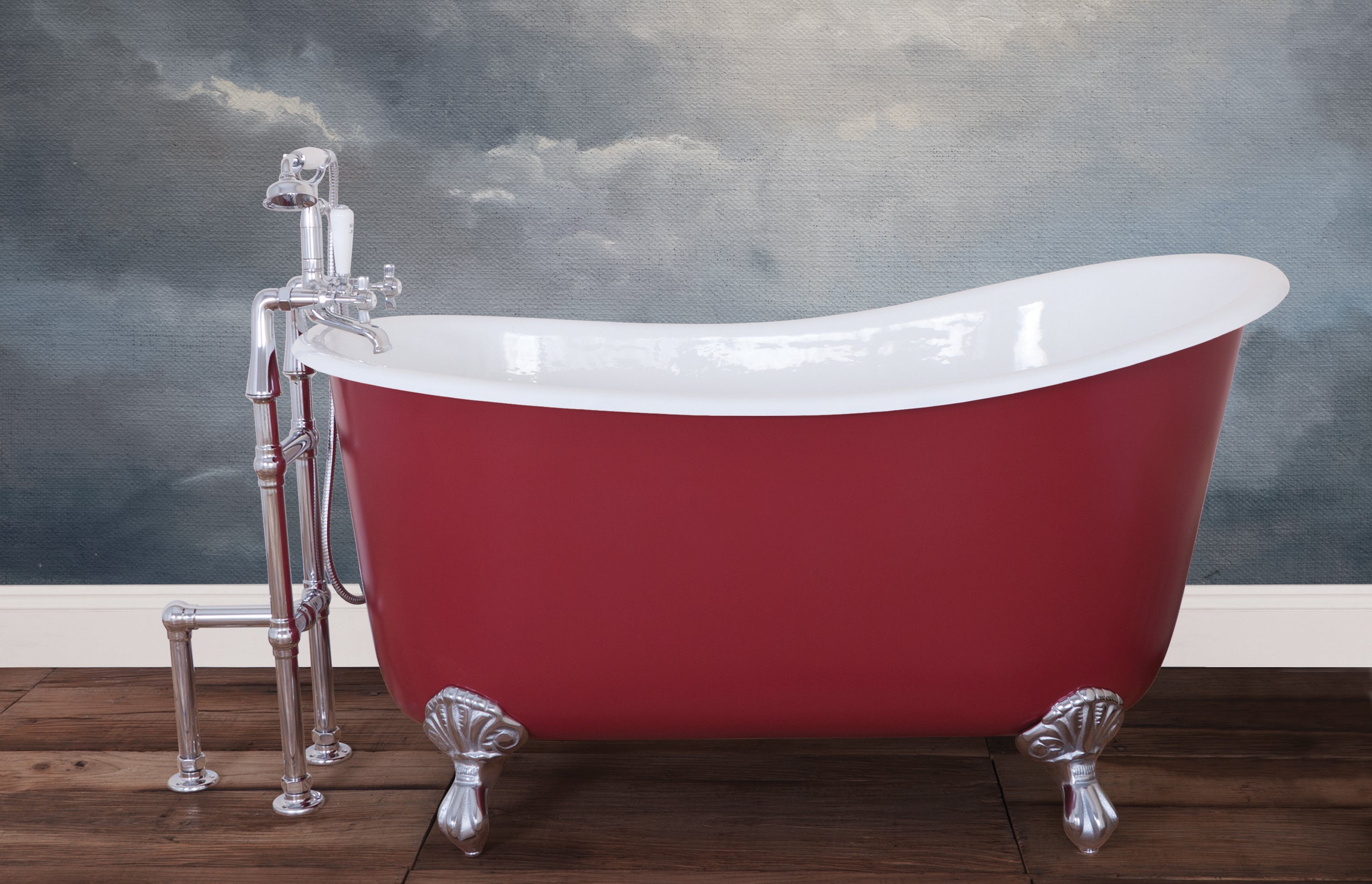 Hurlingham Shelley Cast Iron Bath