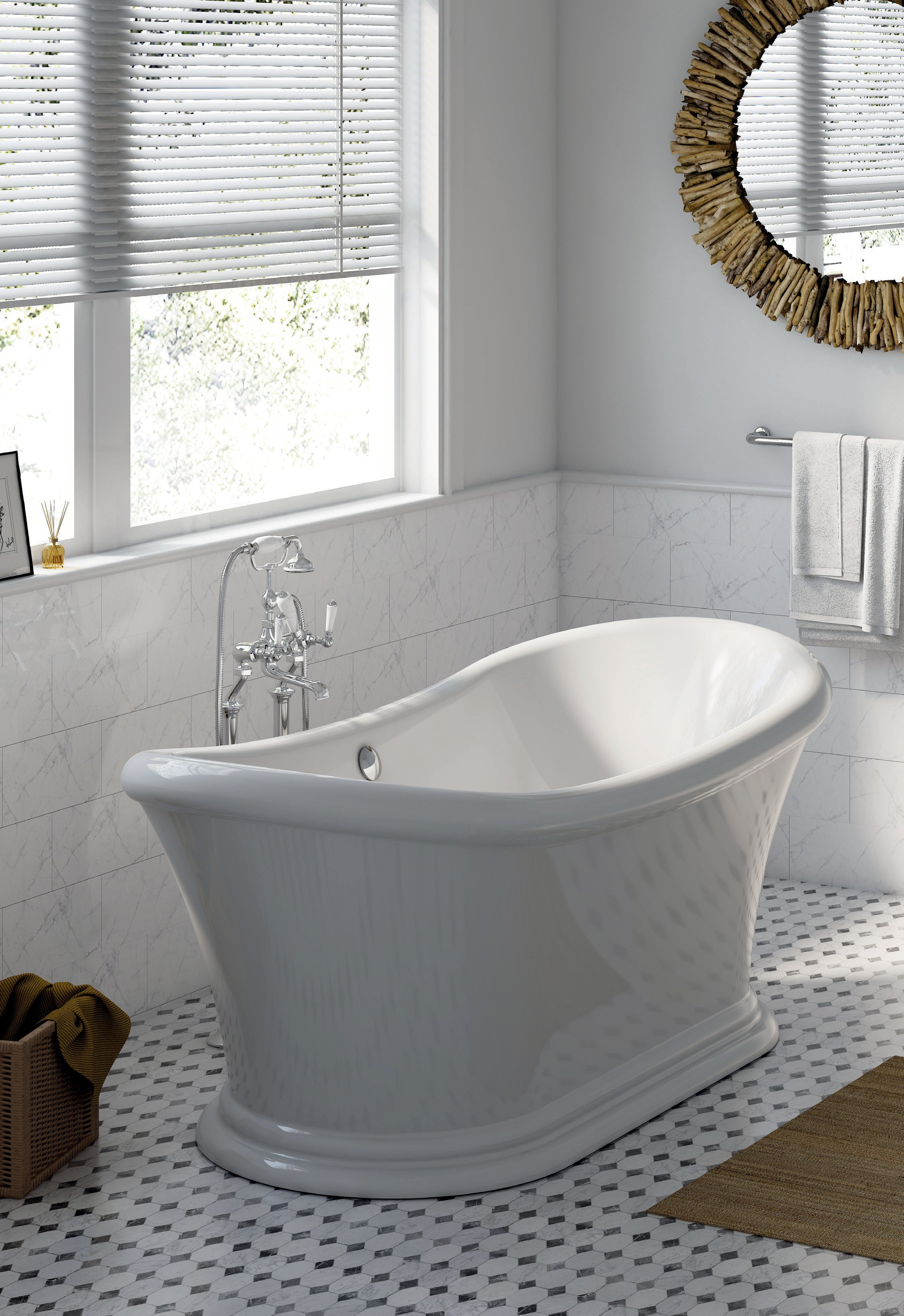 Vincent Alexander Sherborne Oval Freestanding Bathtub