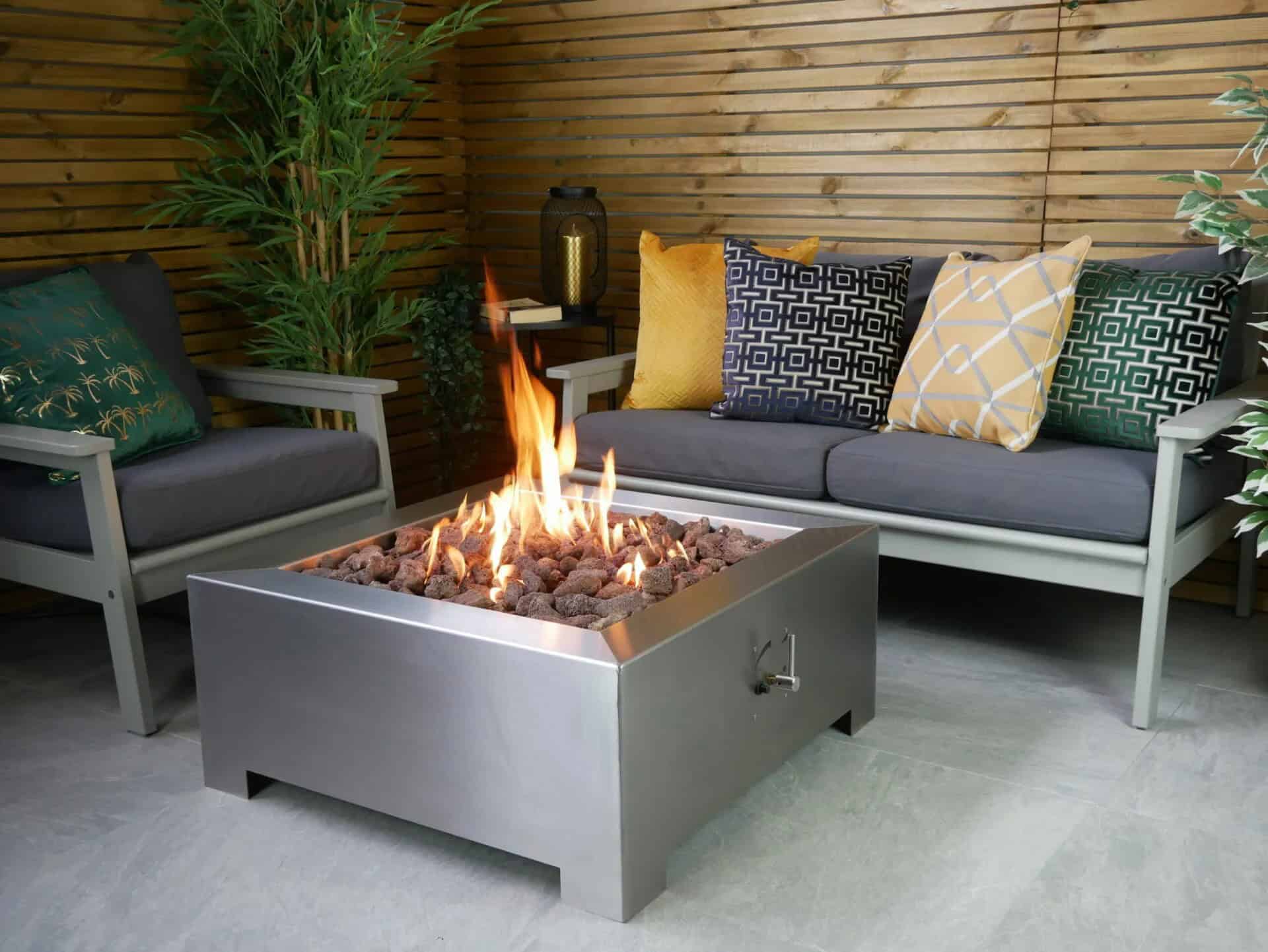 Stainless Steel Spartan Fire Table