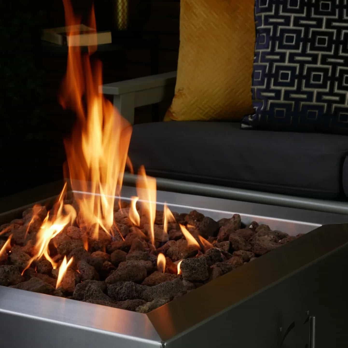Stainless Steel Spartan Fire Table - Fire Pit - Ice Cold Spice |