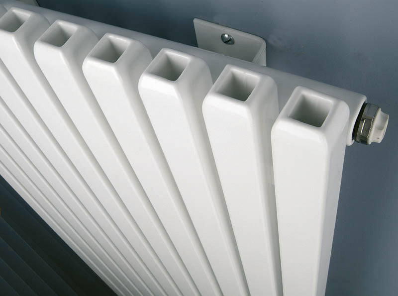 Eucotherm Supra Square Tube Vertical Radiator | 2 colours, 2 sizes