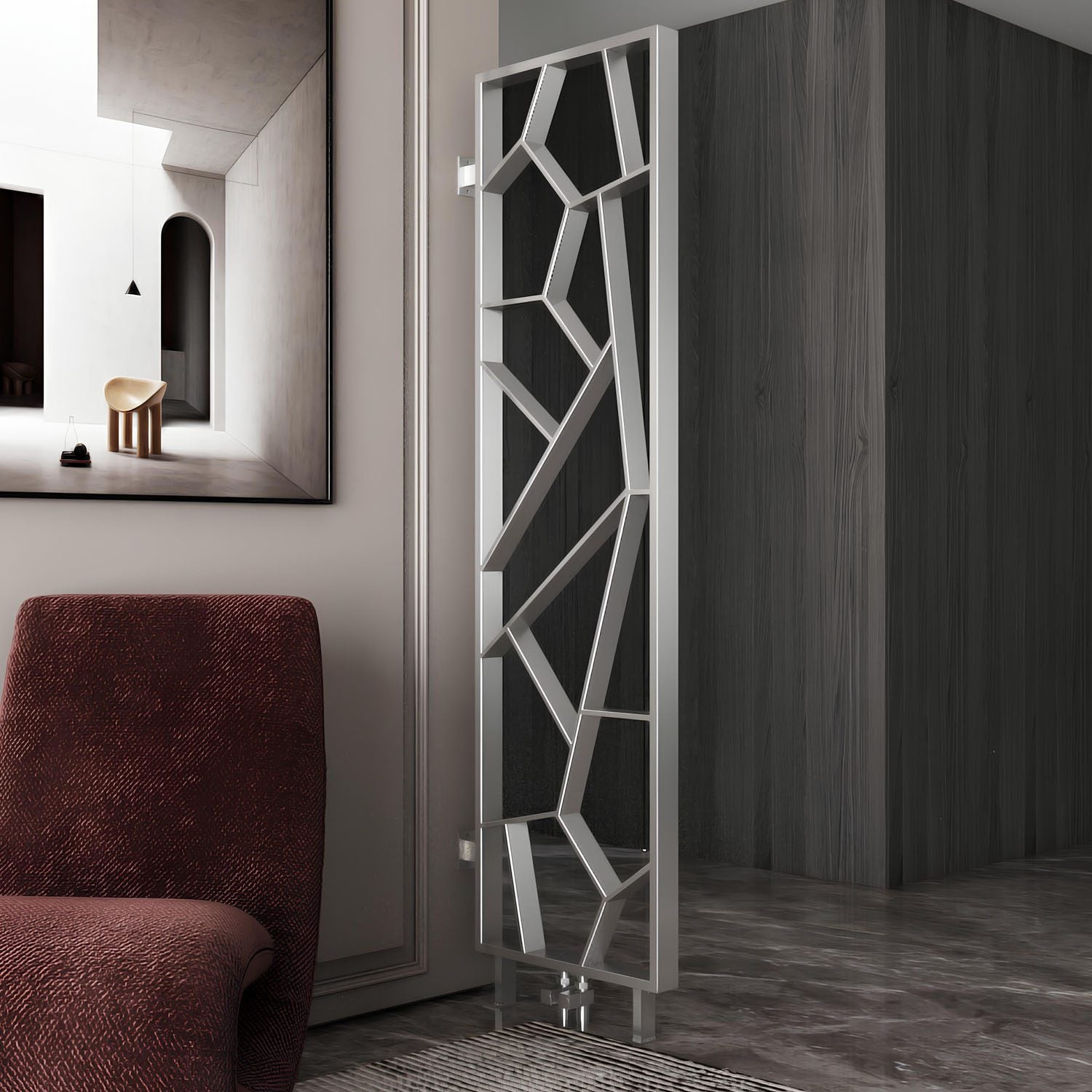 Carisa Tria Stainless Steel Vertical Radiator | CUSTOM MADE
