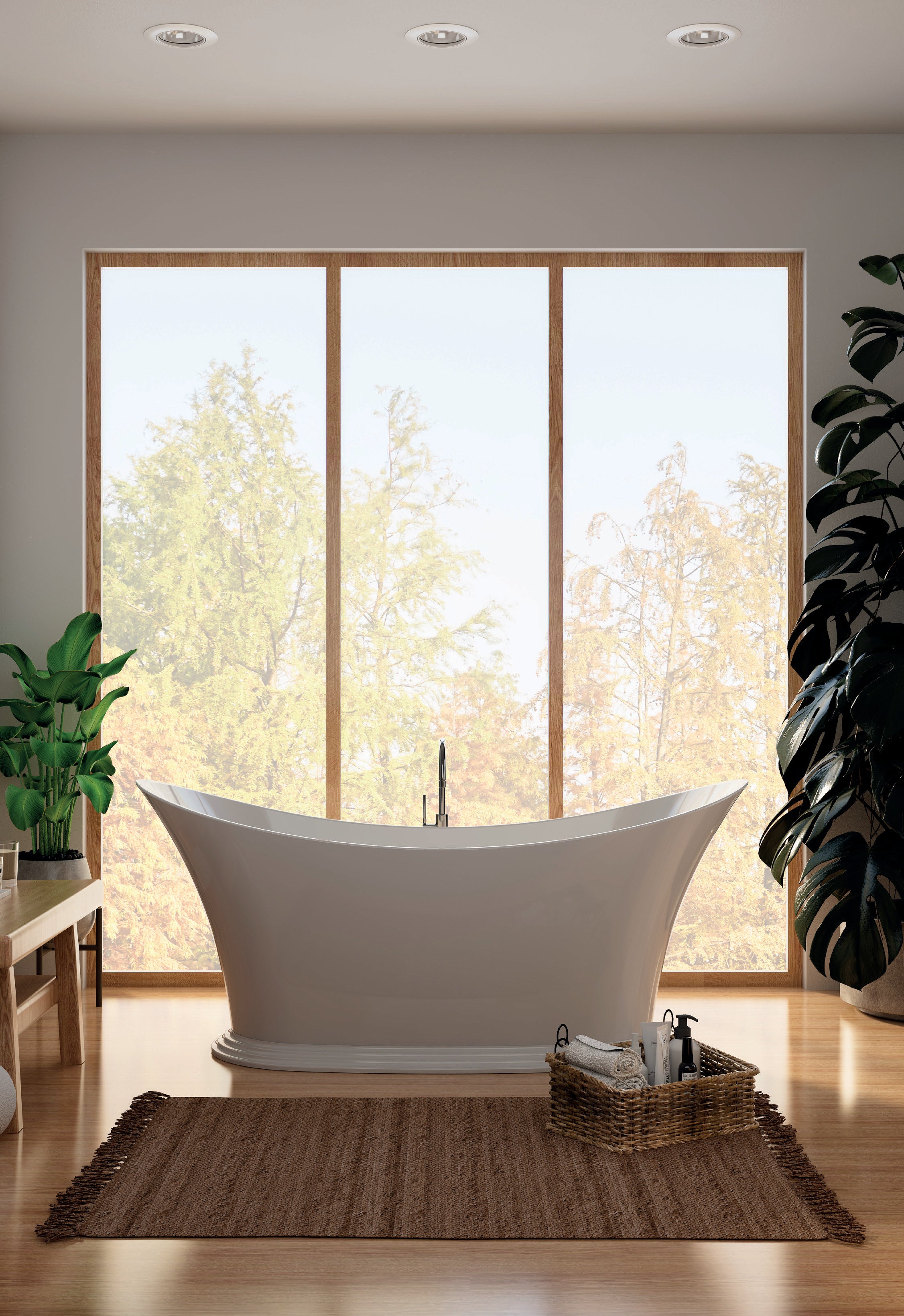 Vincent Alexander Tattershall Double Ended Oval Freestanding Bathtub