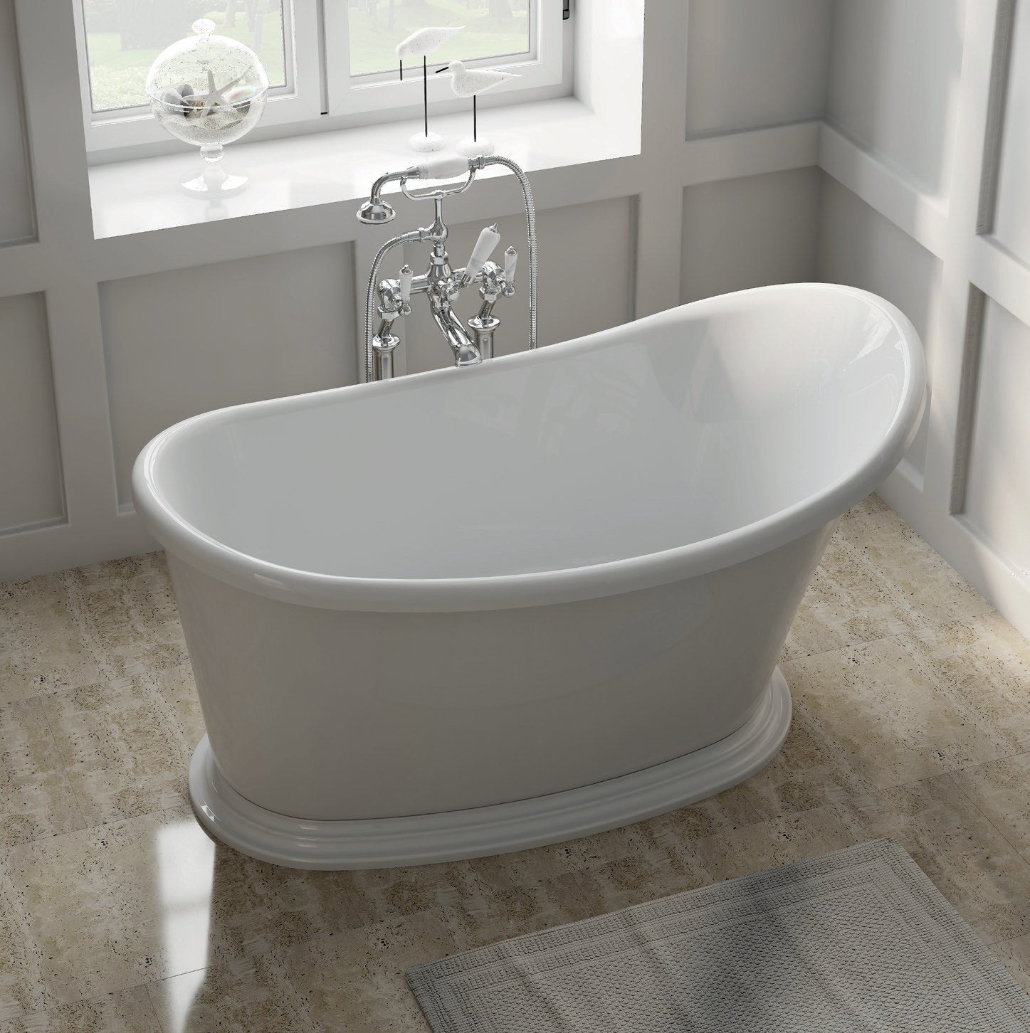 Vincent Alexander Tynemouth Single Ended Oval Freestanding Bathtub