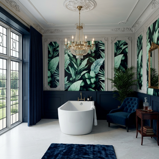 Vincent Alexander Belgravia Single Ended Oval Back To Wall Freestanding Bathtub