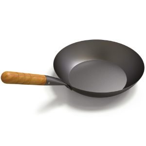 Halmo Wok Pan with Handle - Ice Cold Spice | Black