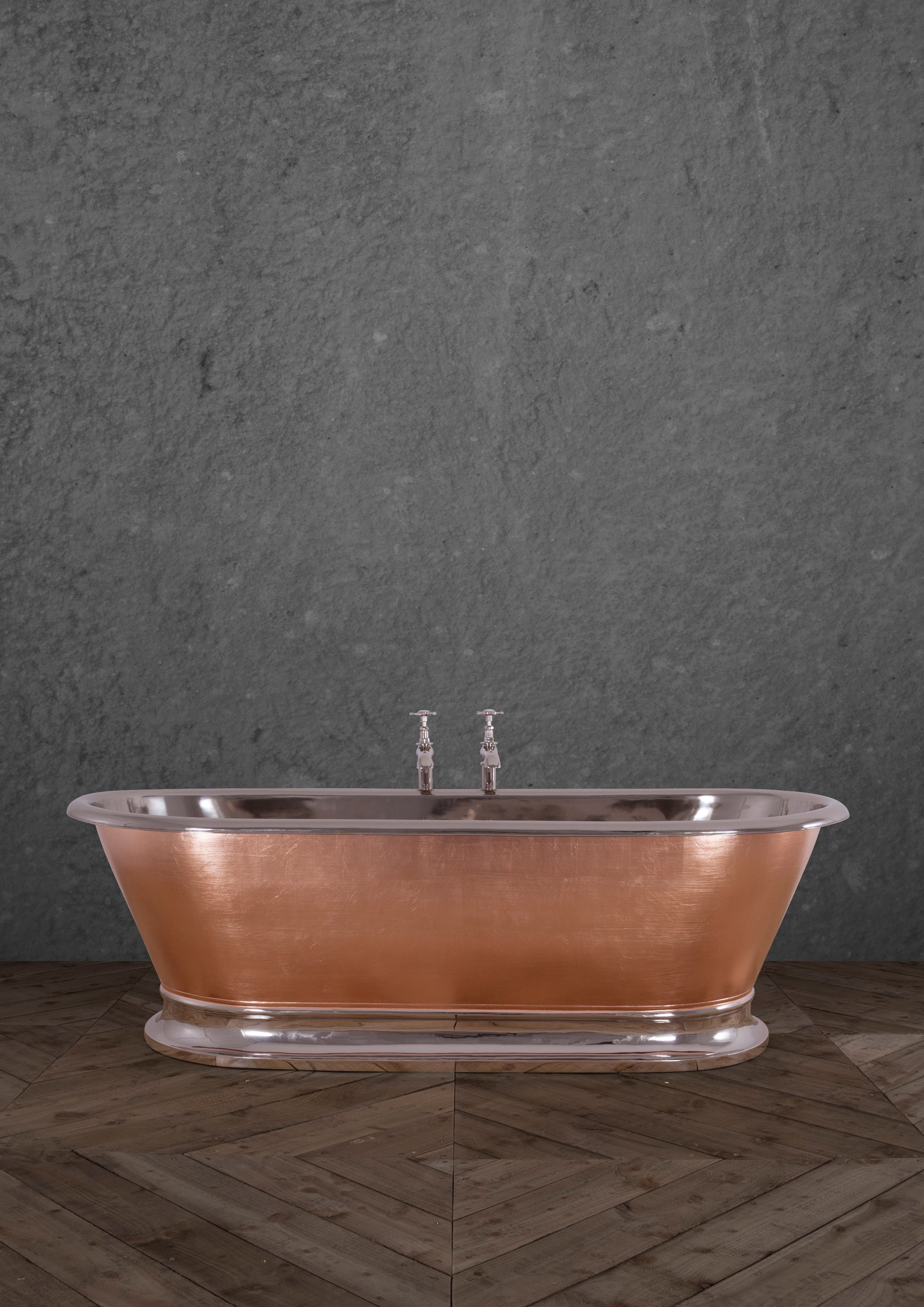 Hurlingham Zille Nickel Freestanding Bath