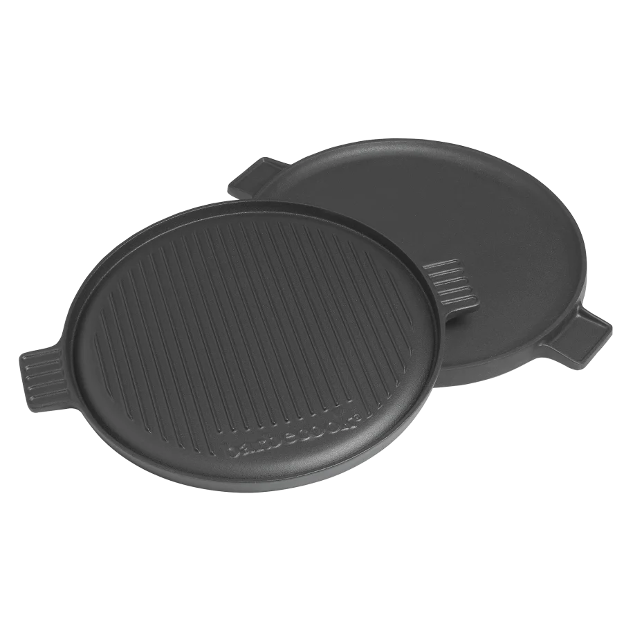 Barbecook Contact Plate for Charcoal Barbecue – Enameled Cast Iron