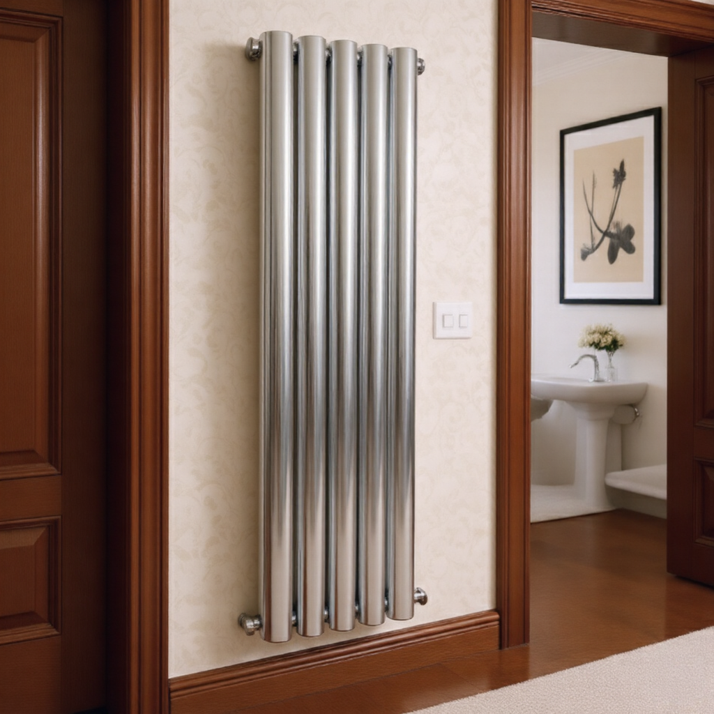 Carisa Otto Vertical Designer Aluminium Radiator | 3 colours, 3 sizes
