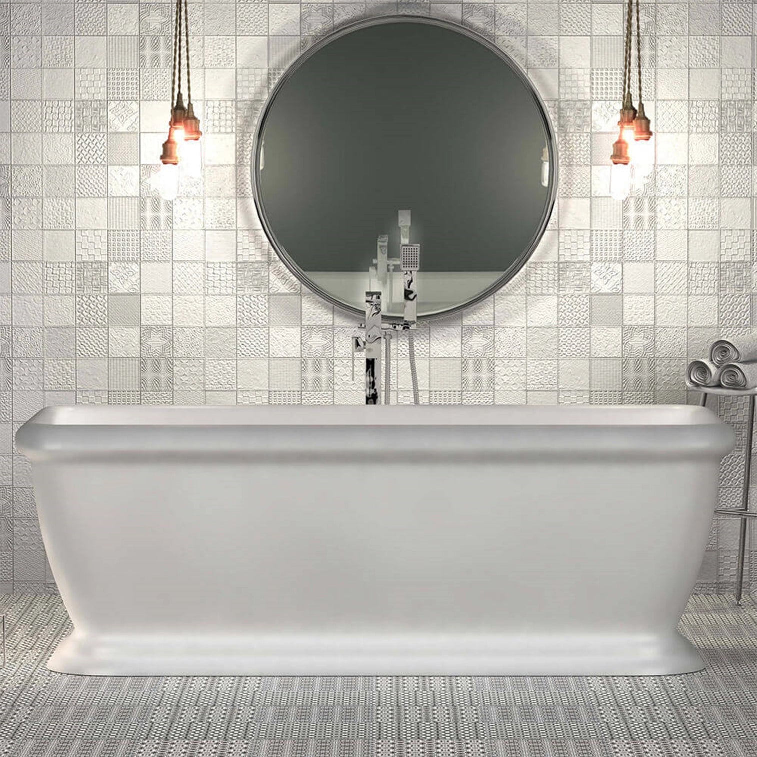 Charlotte Edwards Henley Rectangular Freestanding Bathtub