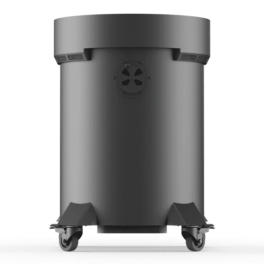 Alchemy 24" Smoker, Grill, & Plancha 3 - in - 1 Black in Black