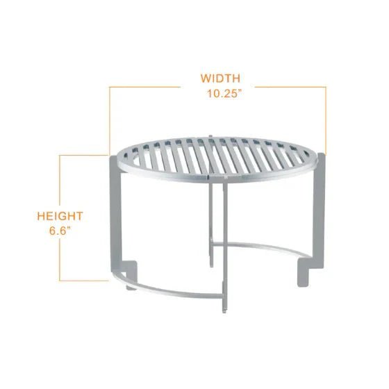 Alchemy Elevated Rack in Steel