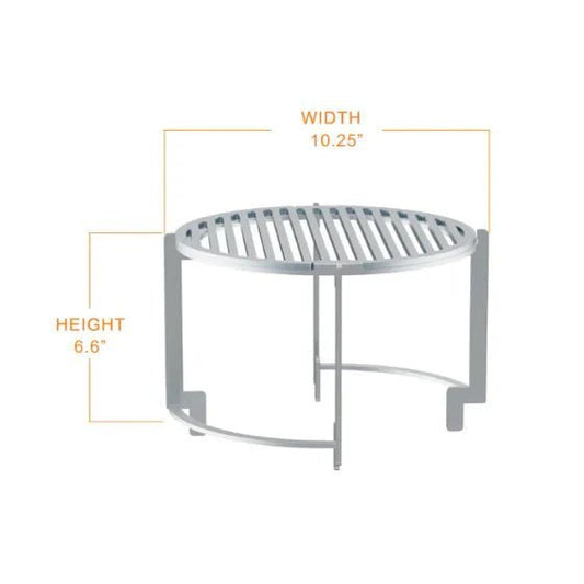 Alchemy Elevated Rack in Steel