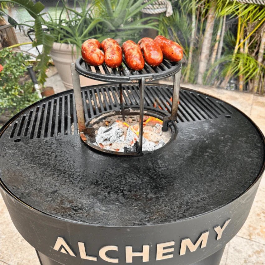 Alchemy Elevated Rack in Steel